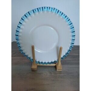 Fenton Aqua Crest #680 7217 AC 8 1/2" Plate 1948-1954